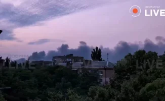Киев в огне: дроновая атака погрузила город в темноту 10 июня