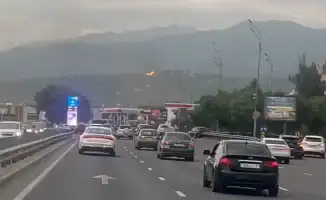 Пожар в Бостандыкском районе Алматы: огонь охватил территорию садоводческого товарищества 'Ремизовка'