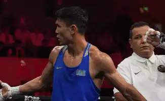 Астана: Аблайхан Жусупов покинул Кубок мира по боксу, несмотря на уверенное преимущество в поединке