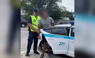 Алматинская область: Полиция задержала пьяного рецидивиста на дороге