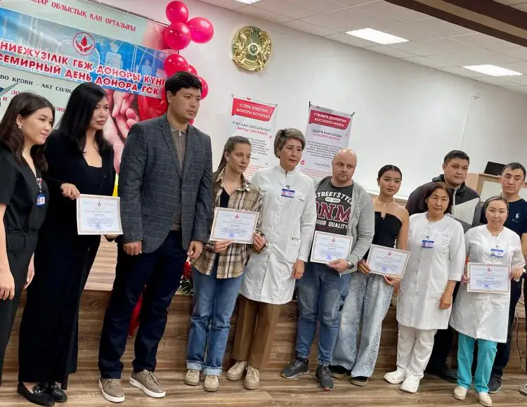 В Павлодаре отметили Всемирный день доноров стволовых клеток Павлодаре