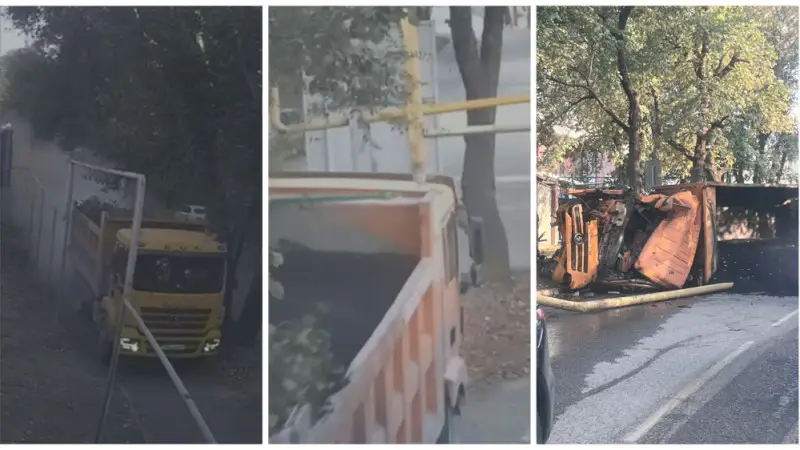 Грузовик в Ремизовке: газ под угрозой для санатория Павлодаре