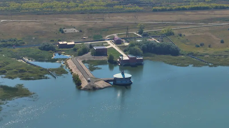 Насосные станции "Астана Су Арнасы" на Астанинском водохранилище