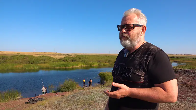 житель села Аршалы Олег Шубенок