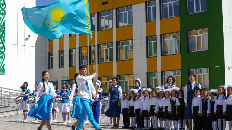 Открытие школы №151 в Шымкенте в День знаний в рамках проекта 'Келешек мектебі' Павлодаре