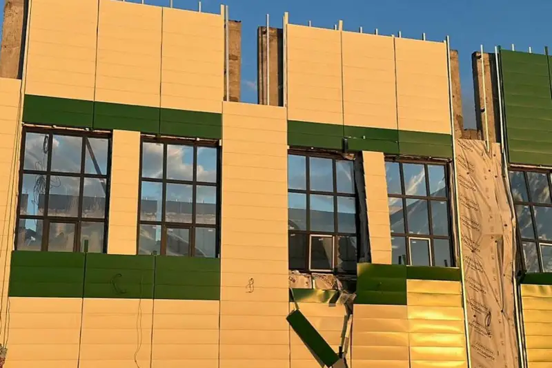 Обрушение крыши школы