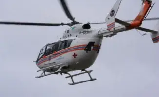 Вертолёт МЧС экстренно доставил пациента из Экибастуза в Павлодар