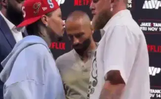 Скандал на ринге: Чемпион мира Джервонта Дэвис и блогер Джейк Пол устроили потасовку, поднимая вопросы о влиянии социальных медиа на спорт