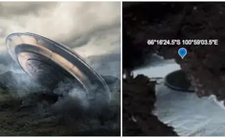 В Антарктиде нашли 'суповую тарелку' инопланетян: загадочный объект на спутниковых снимках вызывает бурю обсуждений