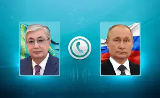 Касым-Жомарт Токаев провёл телефонный разговор с Владимиром Путиным