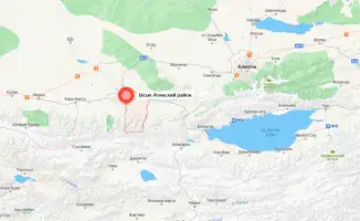 Землетрясение вблизи Алматы: эпицентр в 184 км от города