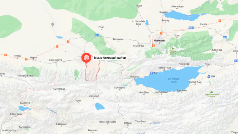 Землетрясение вблизи Алматы: эпицентр в 184 км от города Павлодаре