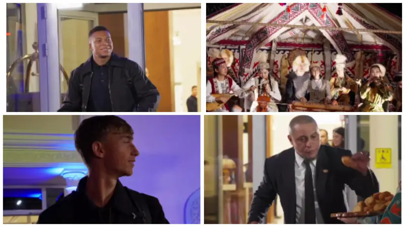 Гимн ЛЧ на национальных инструментах - как встретили “Реал Мадрид“ в Алматы Павлодаре