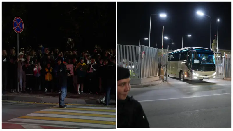 “Реал“ в Алматы: сотни болельщиков встретили футболистов в аэропорту Павлодаре