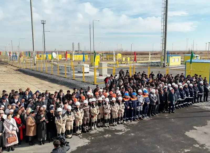 В Жанакоргане запущена автоматическая газораспределительная станция (7)