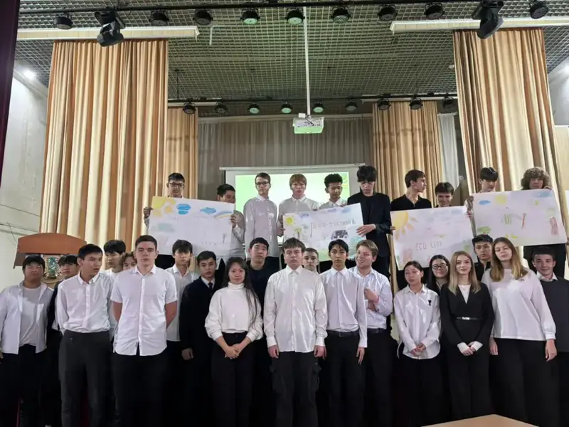 Экологическое мероприятие «Jasylschool» в Павлодарской области: молодежь объединяется для защиты планеты Павлодаре