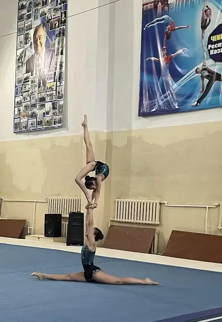 В Караганде гимнасты взлетают к вершинам спортивной акробатики Павлодаре