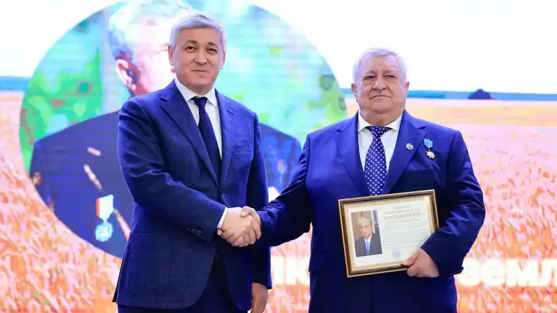 Юбилей Георгия Прокопа Героя труда Казахстана в Карагандинской области Павлодаре