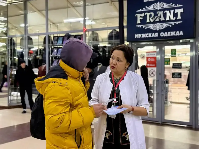 Акция по борьбе со СПИДом в Астане Павлодаре