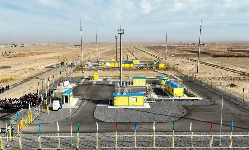 В Жанакоргане запущена автоматическая газораспределительная станция (2)