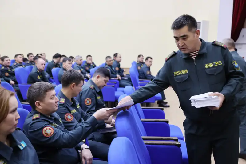 Диагностическое тестирование военнослужащих Национальной гвардии по системе Qaztest Павлодаре
