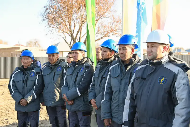 В село Шаган Сырдарьинского района подведен природный газ (7)