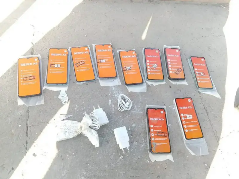 Гвардеец предотвратил попытку contrabandy 10 мобильных телефонов в колонию Павлодаре