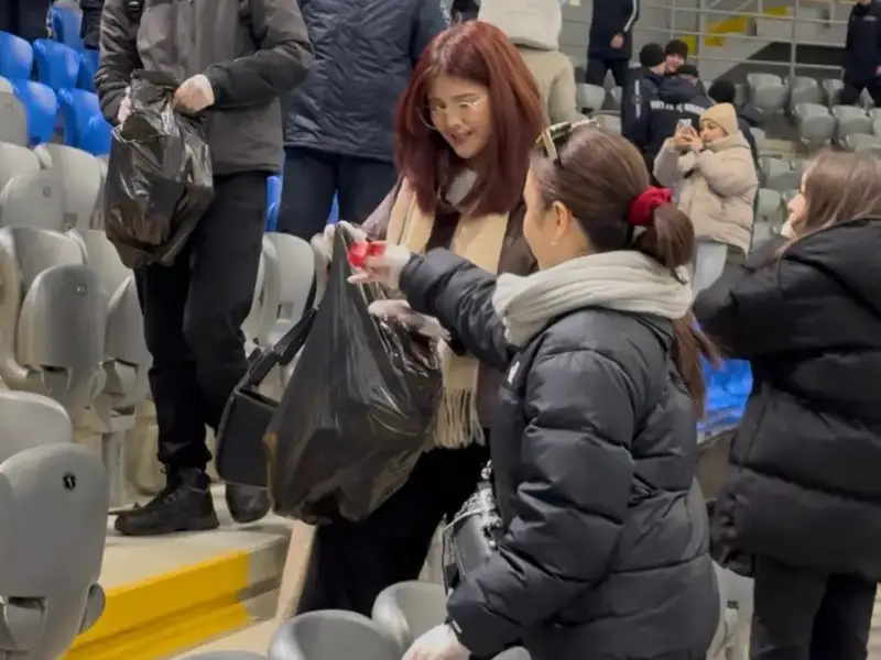 Футбол и экология: болельщики убрали стадион! Павлодаре