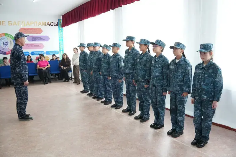 «Закон и порядок»: в одной из школ Бухар-Жырауского района открылся специализированный класс «Жас сақшы» (6)