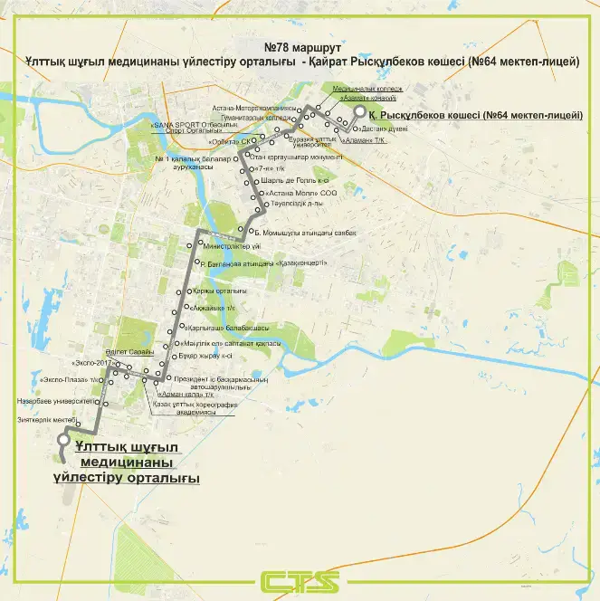 Новые автобусные маршруты в Астане с 29 ноября Павлодаре