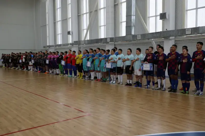 Турнир по мини-футболу в Национальной гвардии: укрепление командного духа и выявление талантов среди военнослужащих Павлодаре