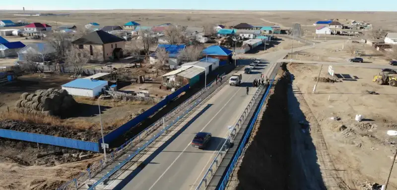 В Актюбинской области открыли новый мост на направлении «Алга – Токмансай». (3)