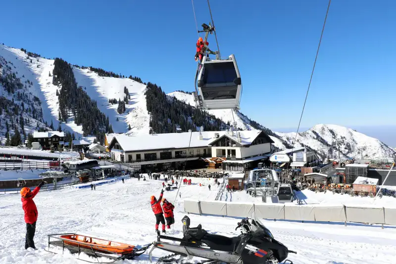 Учения по зимней готовности в Казахстане Павлодаре