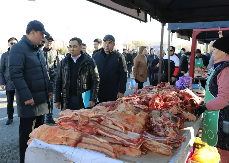 Цены на ярмарке в Таразе ниже рыночных Ербол Карашукеев проверил ассортимент товаров Павлодаре