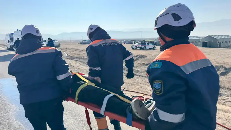 Учения по зимним рискам прошли в регионах страны Павлодаре