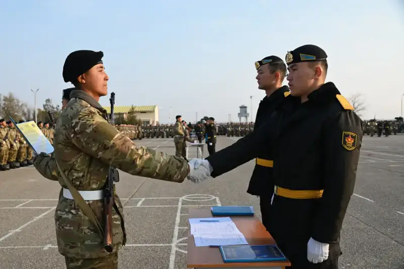 В Мангистауской области более 700 новобранцев приняли Военную присягу (3)