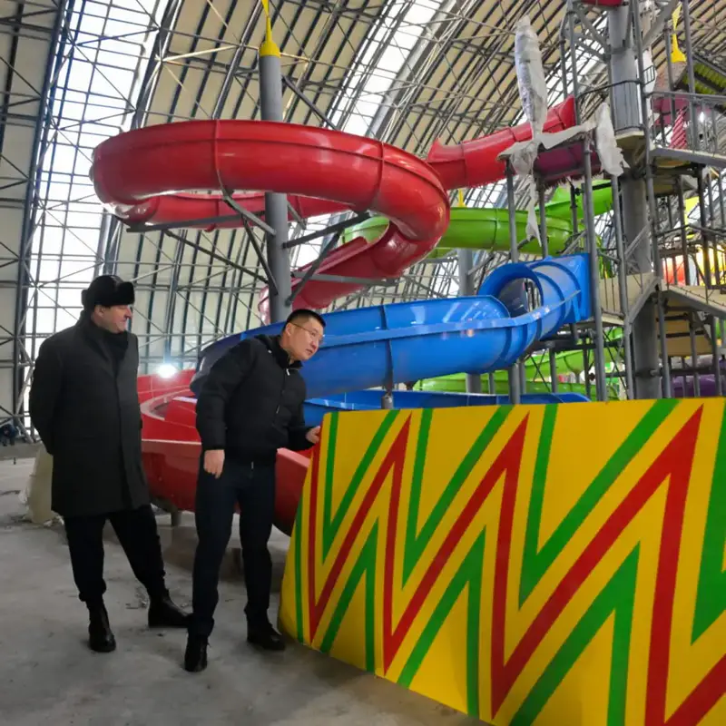 Глава региона Асаин Байханов совершил рабочий объезд областного центра и ознакомился с ходом реализации нескольких проектов (9)