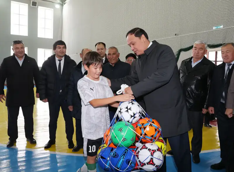 В Таласском районе открыт новый спортивный комплекс (5)