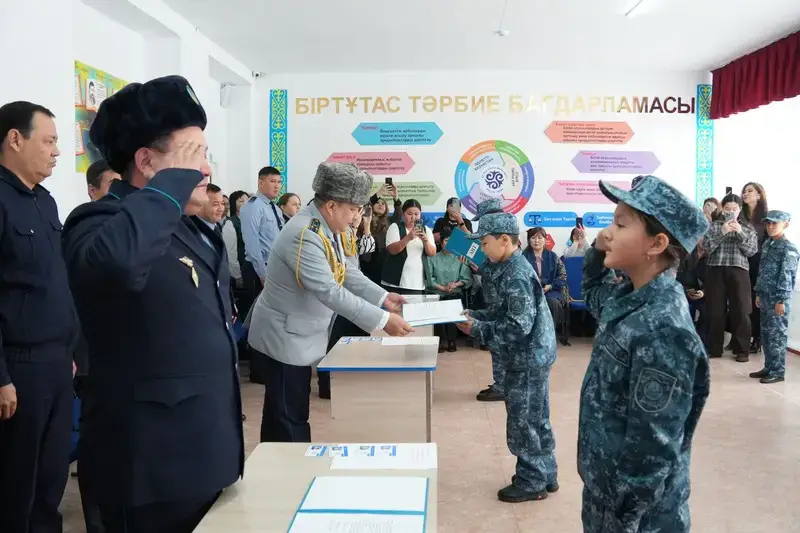 «Закон и порядок»: в одной из школ Бухар-Жырауского района открылся специализированный класс «Жас сақшы» (3)