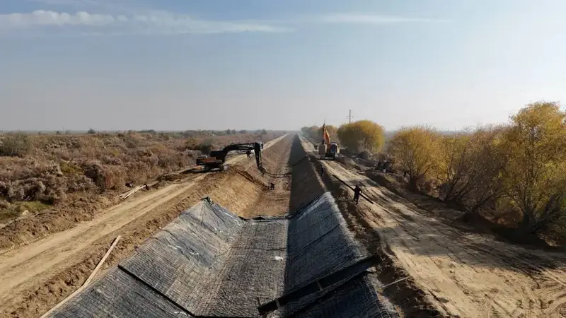 Масштабная модернизация: работы по бетонированию более 62 км земляных каналов ведутся в Туркестанской области Павлодаре