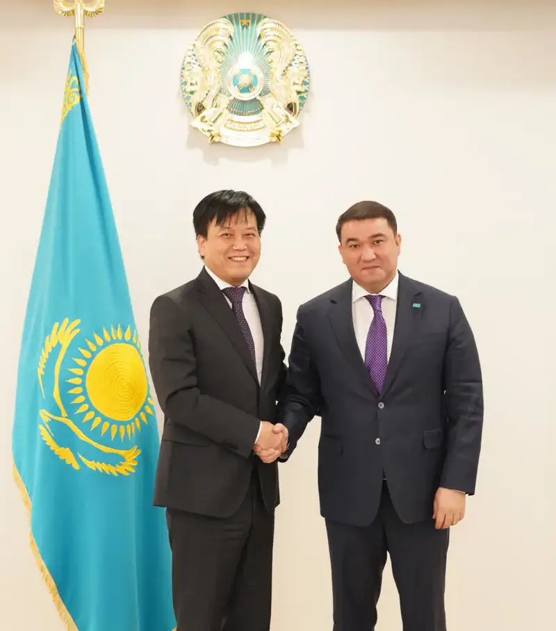 НУРАЛХАН КУШЕРОВ ПРОВЕЛ ПЕРЕГОВОРЫ С КОРЕЙСКИМ ИНВЕСТОРОМ (2)