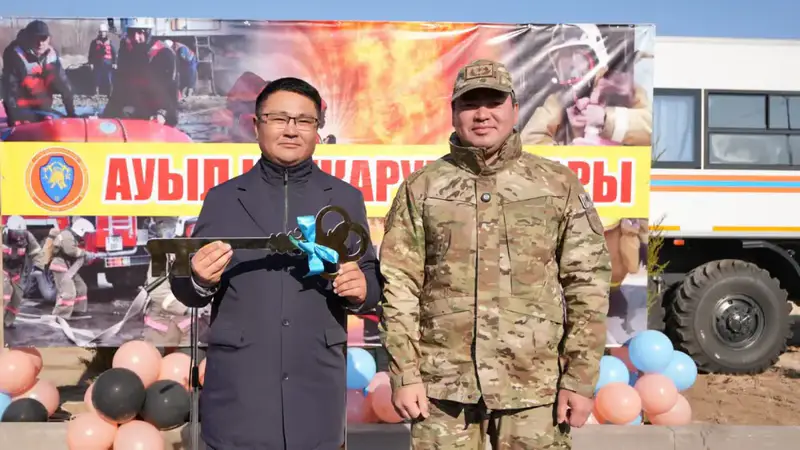 Созакский район получил новый пожарный пост Павлодаре