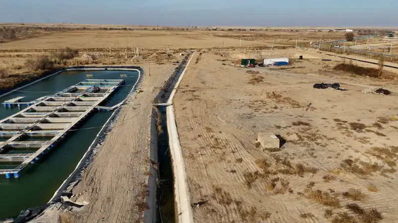 Работы по бетонированию канала «Найман» завершены в Туркестанской области (4)