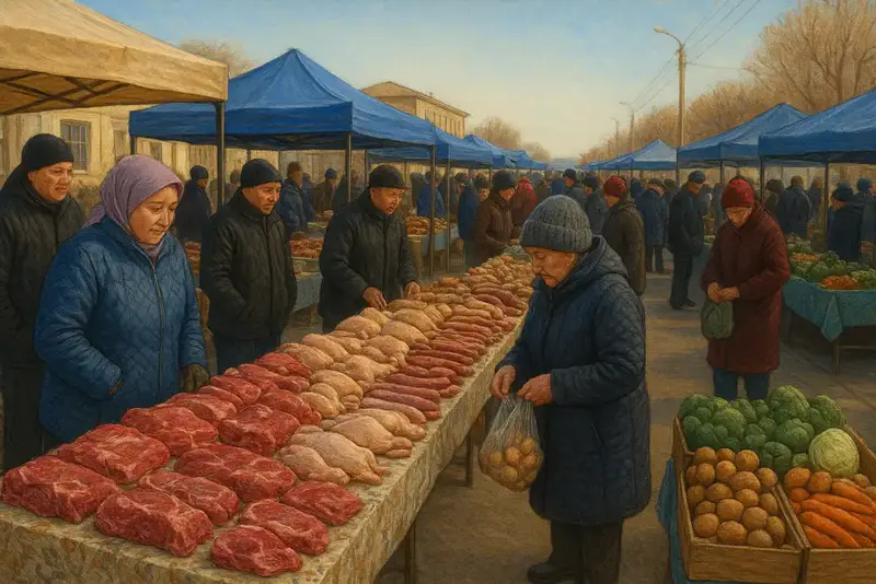 Мясной праздник: от говядины до конины на ярмарке! Павлодаре