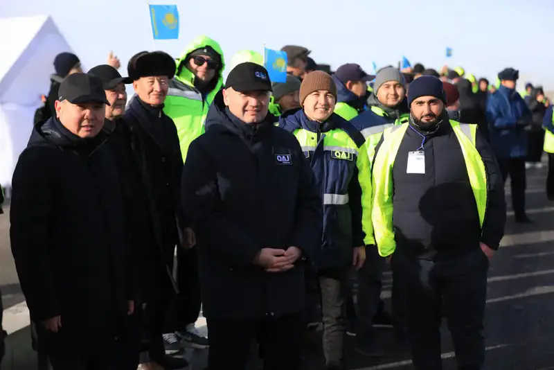 На участке автодороги Актобе – Карабутак – Улгайсын завершен первый этап реконструкции протяженностью 28 км и открыто движение транспорта (6)