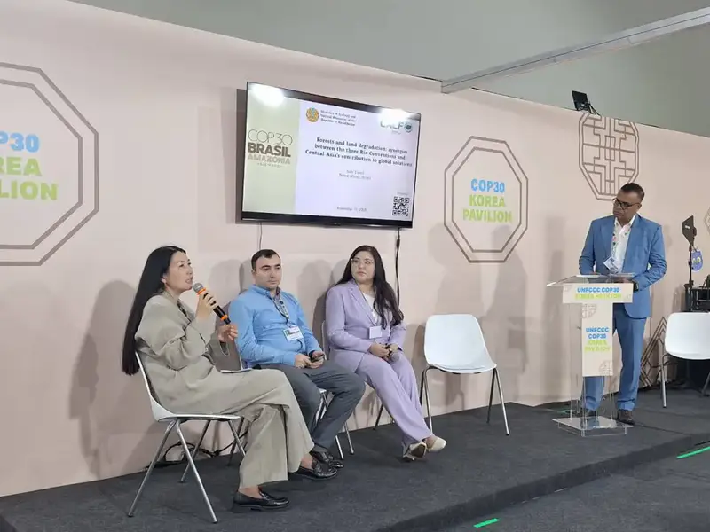 Восстановление лесов деградированных земель интеграция Рио-конвенций Центральная Азия климатические изменения Павлодаре