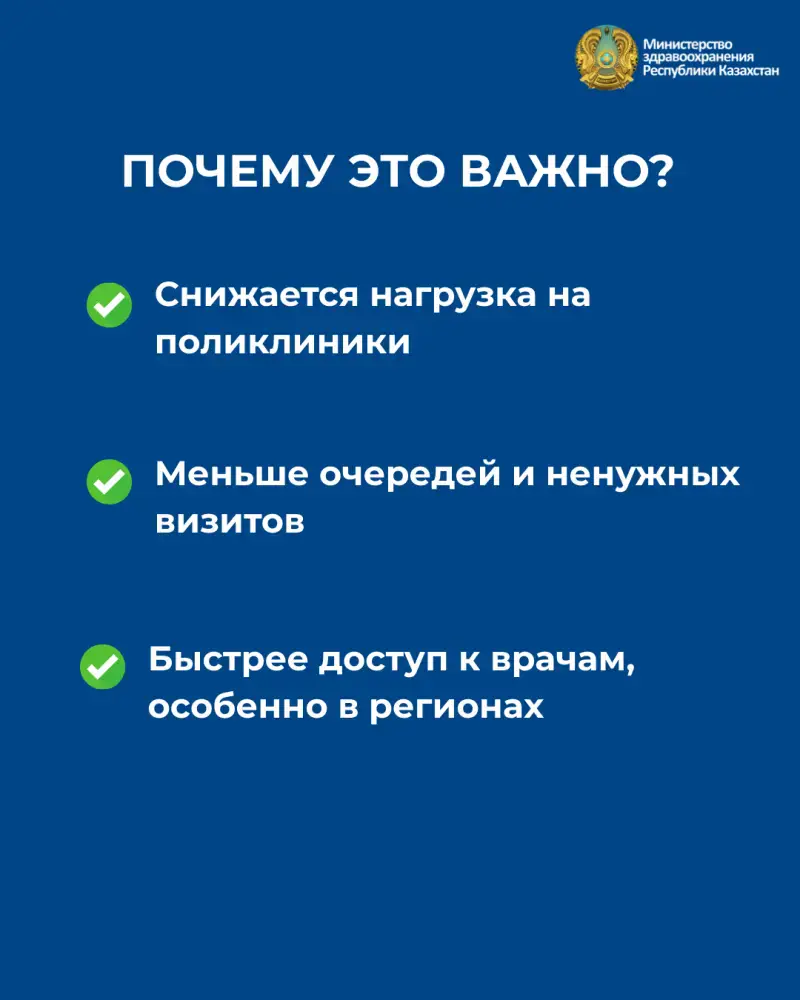 Казахстан достиг 2,7 млн дистанционных медицинских услуг в 2025 году Павлодаре