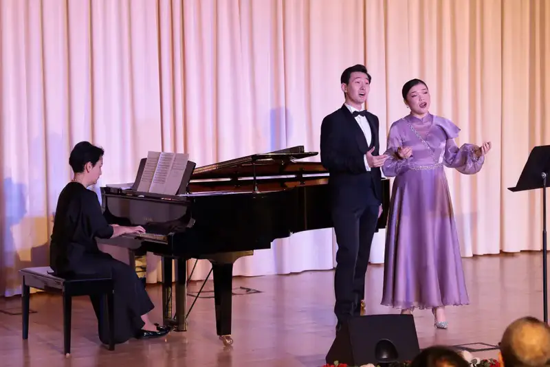 Юбилейный концерт «Анам сенсің, туған жер» в честь празднования 100-летия Нургисы Тлендиева прошел в Астане (3)