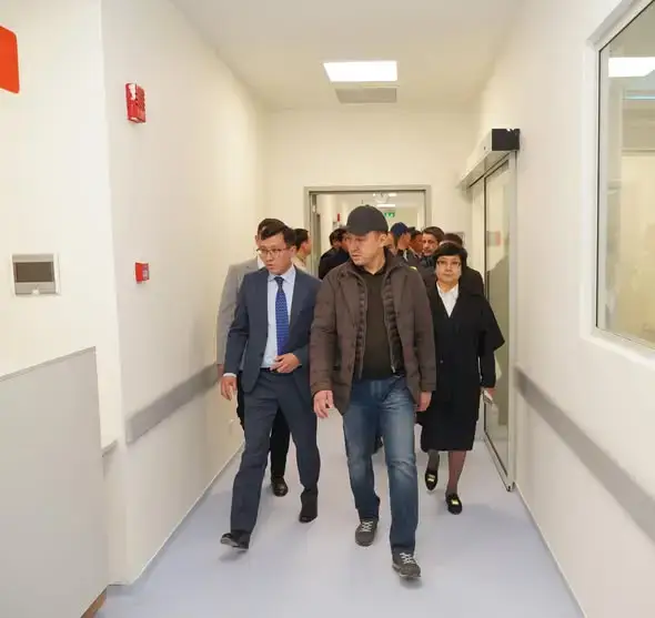 ТУРКЕСТАН: РУКОВОДИТЕЛЬ АППАРАТА ПРОИНСПЕКТИРОВАЛ ХОД СТРОИТЕЛЬСТВА РЯДА СОЦИАЛЬНЫХ ОБЪЕКТОВ (6)