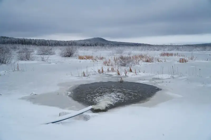 В селе Зеренда завершено строительство защитного вала (2)
